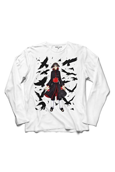 Kendim Seçtim Naruto Nanatsu Itachi Crow majica dugih rukava