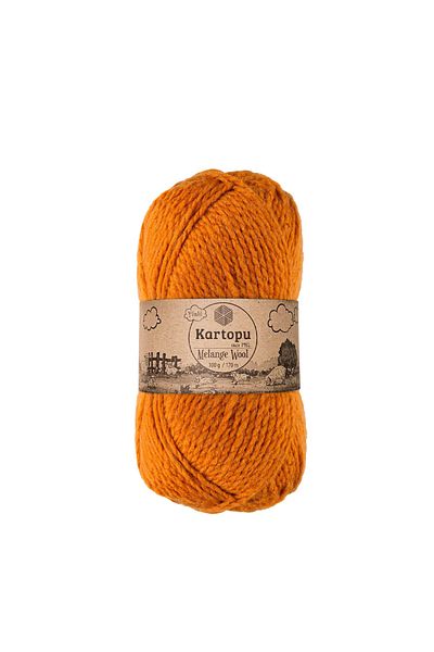 Kartopu Melange Wool Woolly Hand Knitting Yarn Κωδικός χρώματος k1854