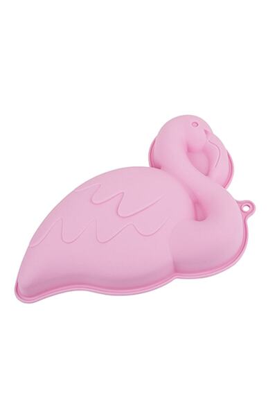 Tantitoni Light Pink Flamingo Shaped Silicone Cake Mold