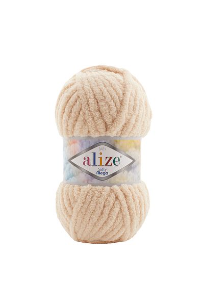 Alize Softy Mega (Παχύ) 310 Honey Foam Πλεκτό νήμα χειρός