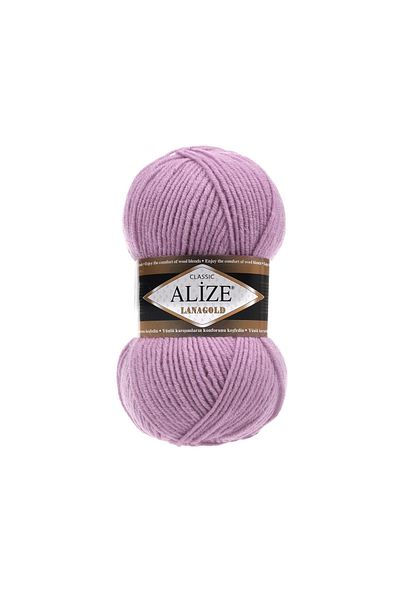 Alize Lanagold 505 Ashy Lilac Hand Knitted 100 g