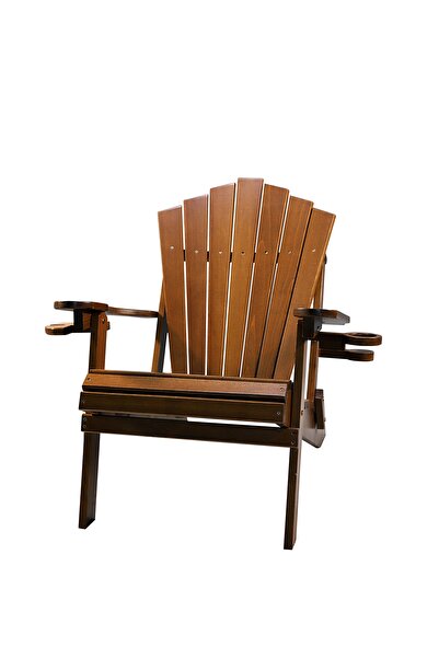 Bahçeci Adirondack Şezlong Tipi Ahşap Sandalye