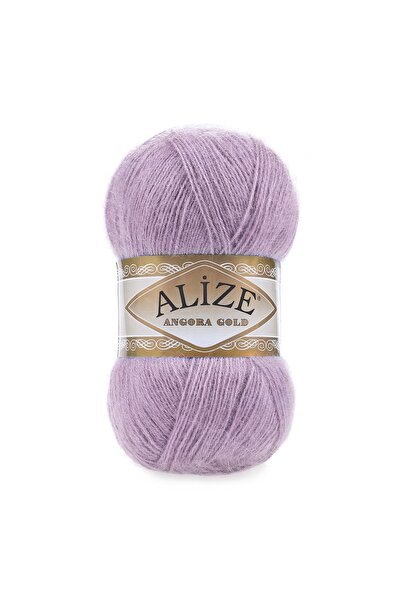 Alize أنجورا جولد 505 أرجواني رمادي 100 جرام. خيوط الحياكة 20% صوف - 80% أكريليك 100 جرام - 550 متر