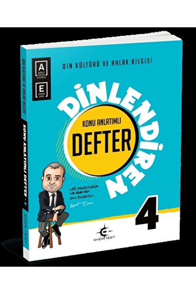 Eker Test Yayınları Eker Test 4. Sınıf Dinlendiren Defter 2022-2023