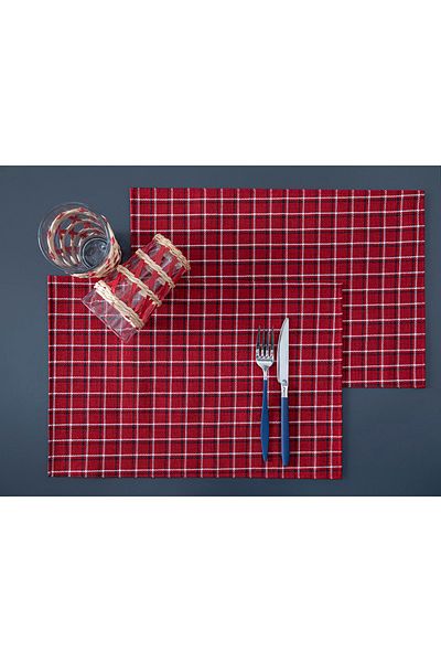 English Home Claudia 2-Piece American Service 30x45 Cm Red