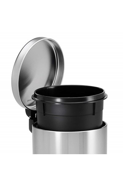 Simplehuman 4.5L Stainless Steel Round Small Trash Can - Glossy