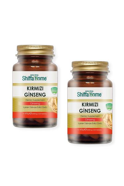 Shiffa Home (AKSUVİTAL) Kırmızı Ginseng 500 Mg 120 Tablet X 2 Adet