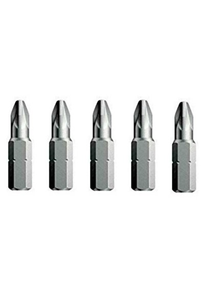 ARON (5 Adet) Pz2x25mm 2,5cm Yıldız Manyetik Bits Uç Vidalama Matkap Ucu