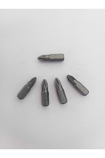 ARON (5 Adet) Pz2x25mm 2,5cm Yıldız Manyetik Bits Uç Vidalama Matkap Ucu