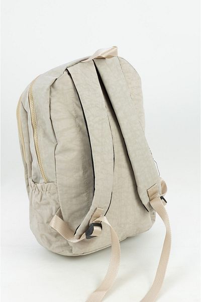 İMAKS Αδιάβροχο Crinkle / Clinkir Fabric Πολλαπλών Διαμερισμάτων Σακίδιο πλάτης και Σχολική Τσάντα Μπεζ 8812