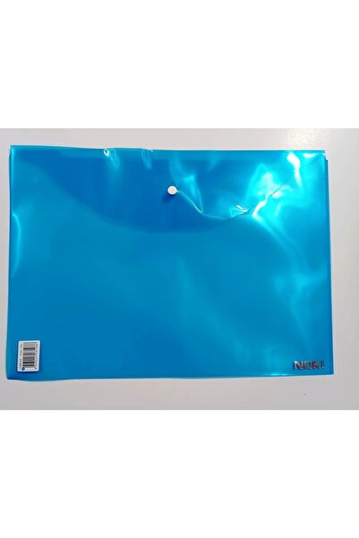 Noki Snap Fastener Envelope File Transparent And Light Blue 2 Pieces