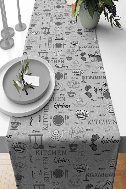 RugViva Υφαντό Αδιάβροχο Προστατευτικό Υφασμάτινο Ταϊλανδέζικο Φτερό Υφασμάτινο Τραπεζομάντιλο Κουζίνας 40x140cm Rnr338