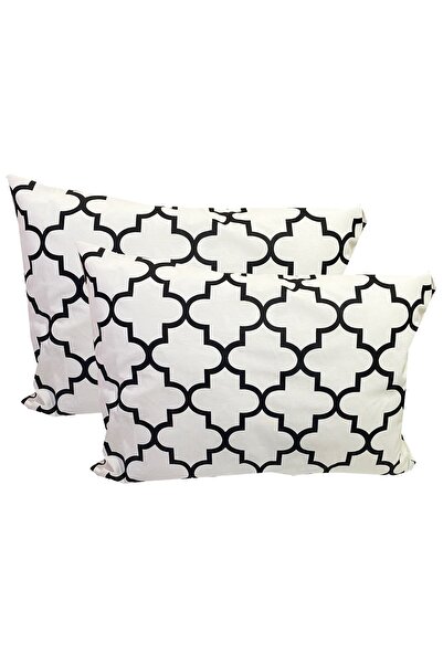 Vip Home Concept Huse de pernă din bumbac Ranforce 2 piese - 50x70 Cm Alaçatı