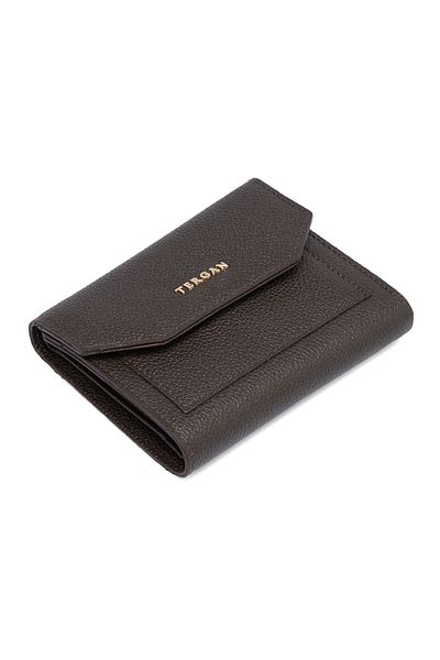 Tergan Brown Leather Women's Wallet 05809h6c