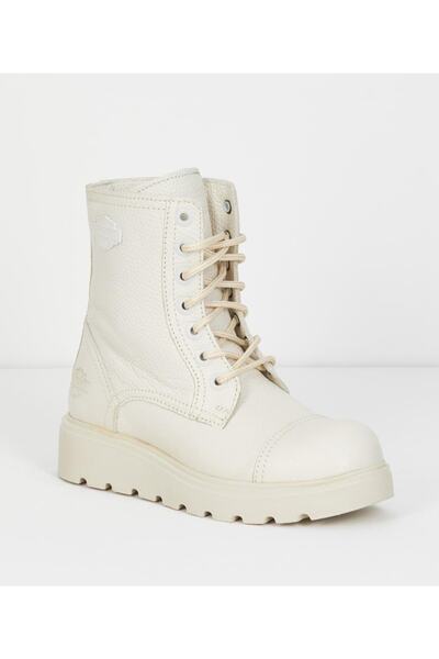 Harley Davidson Tums New Beige Kadın Bot