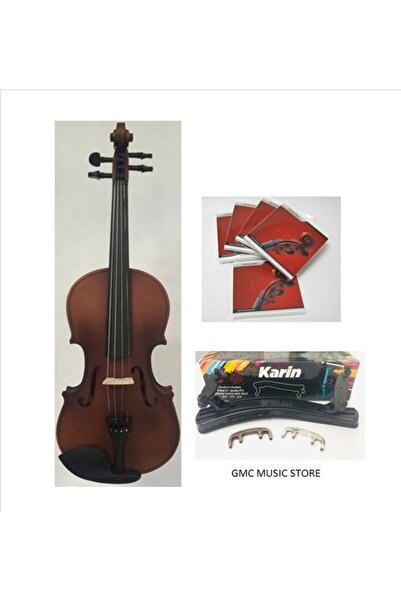 CREMONIA Vg001x44 Keman + Keman Susturucu + Keman Yastığı + Keman Takım Tel Seti