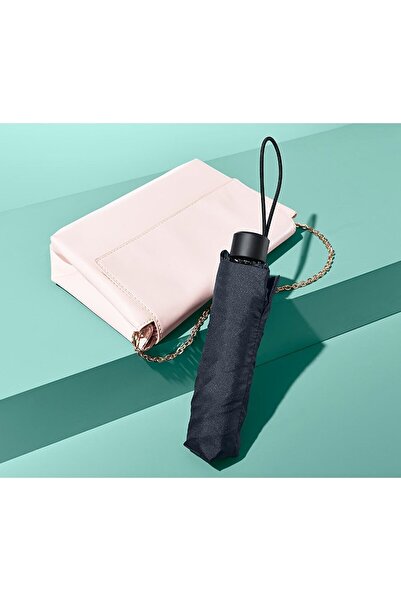 ELEVEN MARKETS Eleven Market Siyah Çanta Boy Mini Şemsiye