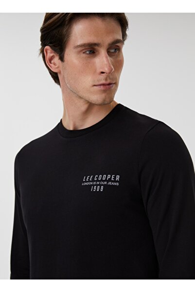 Lee Cooper Μαύρο μπλουζάκι XL