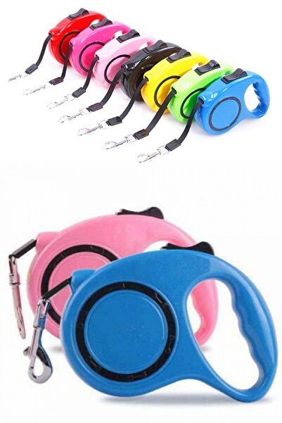 MAB 3 Meter Automatic Roller Pet Collar - Cat and Dog Walking Retractable Collar