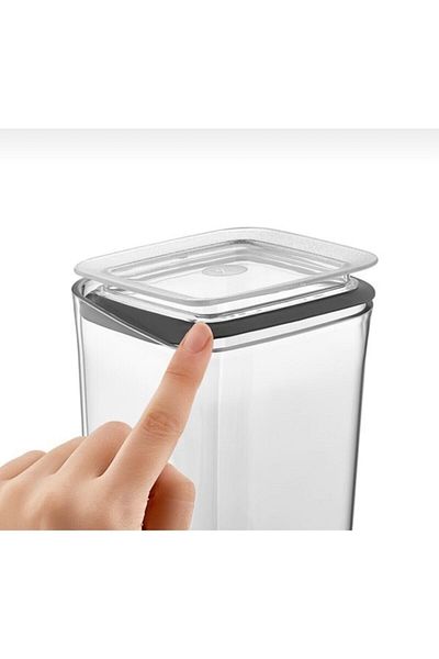 VİP AHMET 3 pcs 900 MlMica Vacuum Storage Food Container with Lid (13*10 Cm)