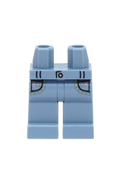 LEGO Original Accessory Minifigure Minifigure Legs Leg Blue Denim Jeans with ...