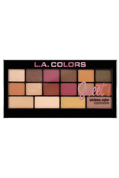 L.A Colors 16 Color Eyeshadow Palette - Brave