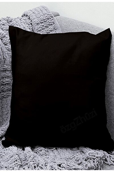 perlina home غطاء وسادة أسود 40x 40 سم