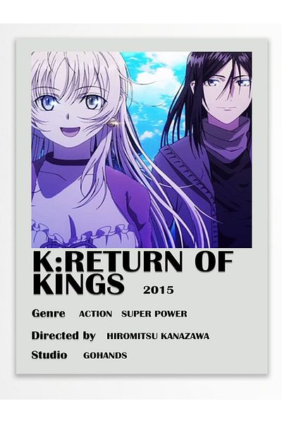 Postifull Αφίσα Anime - Χαρτί με χοντρή επίστρωση, διακόσμηση Duar χωρίς πλαίσιο