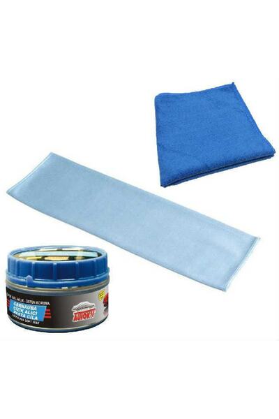 Depolife Oto Kaporta Tampon Cizik Giderici Pasta Cila Microfiber Kurulama Bez...