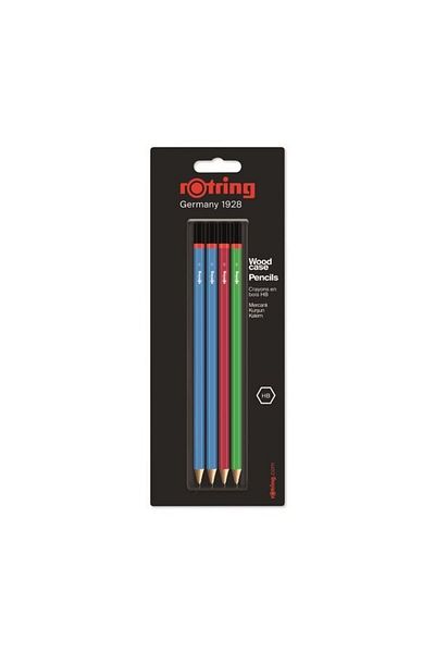Rotring Coral Pencil 4 Pack Blister