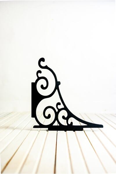 AS DESİGN Σετ με 2 μεταλλικά πόδια ραφιού / θήκη λουλουδιών / βιβλιοθήκη / μα...