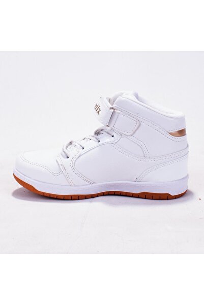Kinetix Jones Hi White Orthopedic Boy's Sports Shoes