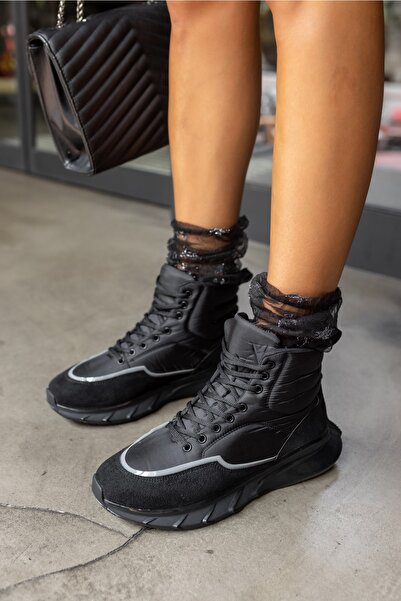 ANGELİNA JONES Francis Kadin Siyah Sneaker