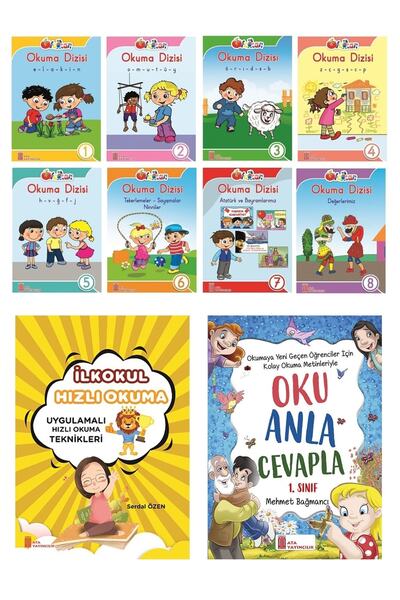 Ata Yayıncılık Ata 1.sınıf Ses Gruplarına Göre Ilk Okuma Dizisi + Hızlı Okuma...