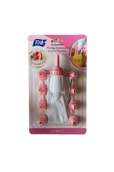 Titiz Ocean Patterned Glass Set of 4 - 400 Ml