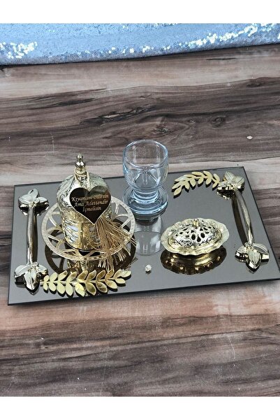 Denseden Damat Tepsisi Damat Fincanı Kahve Tepsisi Kahve Fincanı