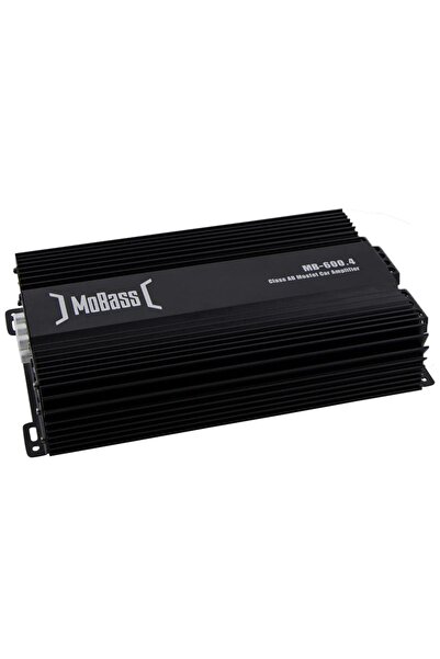 Powermaster Mobass Mb-600.4 4 Kanal 2x150w Rms 4 Ohm Bass Kontrollü Oto Amfi
