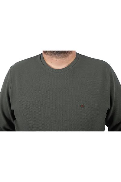 MocGrande Gipeli Sweat Crew Neck Wreath 22713-neftı