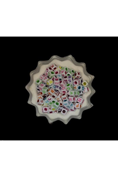 CSG BAZAAR Mărgele cu litere colorate în formă de cub, 330 de bucăți