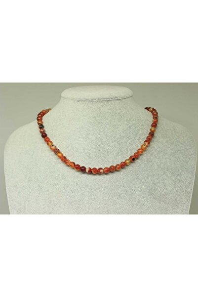 Yasamtohumu Akik Taşı 6mm Kolye (klipsli) (23660)