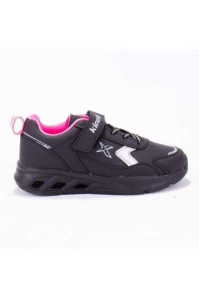 Kinetix Pantofi Sport Fete Fergus Pu Negru Fuchsia Casual