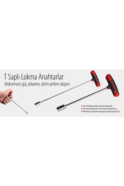 CETA FORM 11X230Mm Ceta K20-11 - Handle Form t Socket Wrench
