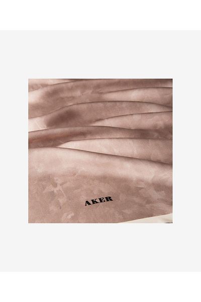 Aker Silk Crepe Satin Scarf 7208701 -333