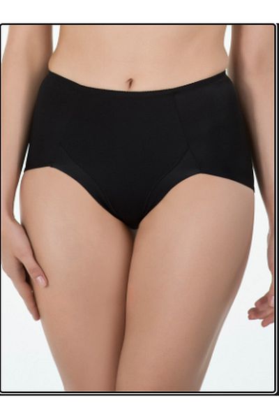 Kom Sezon nou - Corset de chiloți negru Sonya cu lycra (economic 1 bucată)
