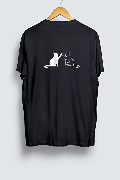 TÜşört Μπλουζάκι με στάμπα Cat Lover 100% βαμβακερό λαιμόκοψη