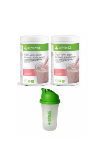 Herbalife 2 Adet Ahududulu Şhake 550 Gr + 1 Adet Şheker