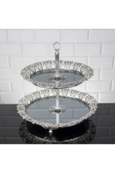 Zeyve Taç Küçük Yuvarlak 2 Katlı Kurabiyelik