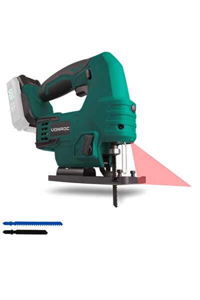 VONROC Vpower 20v Akülü Dekupaj Testere  2 0ah Pil