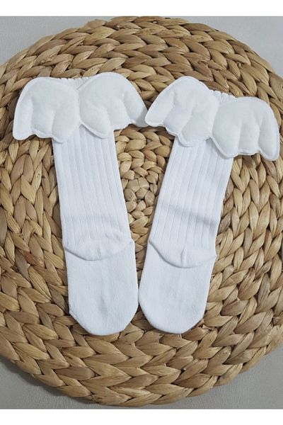Sude Κοριτσίστικες κάλτσες White Angel Wings Çem- 1478953032