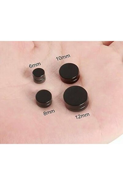 Yeşim Aksesuar Magnetless 8mm Titanium Magnetic Men's Earrings